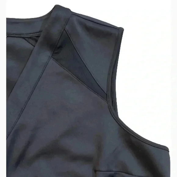 BOUTIQUE BLACK DRESS SLEEVLESS SHEER MIDI SHEATH STRETCH NWOT SIZE 3X - Picture 4 of 11